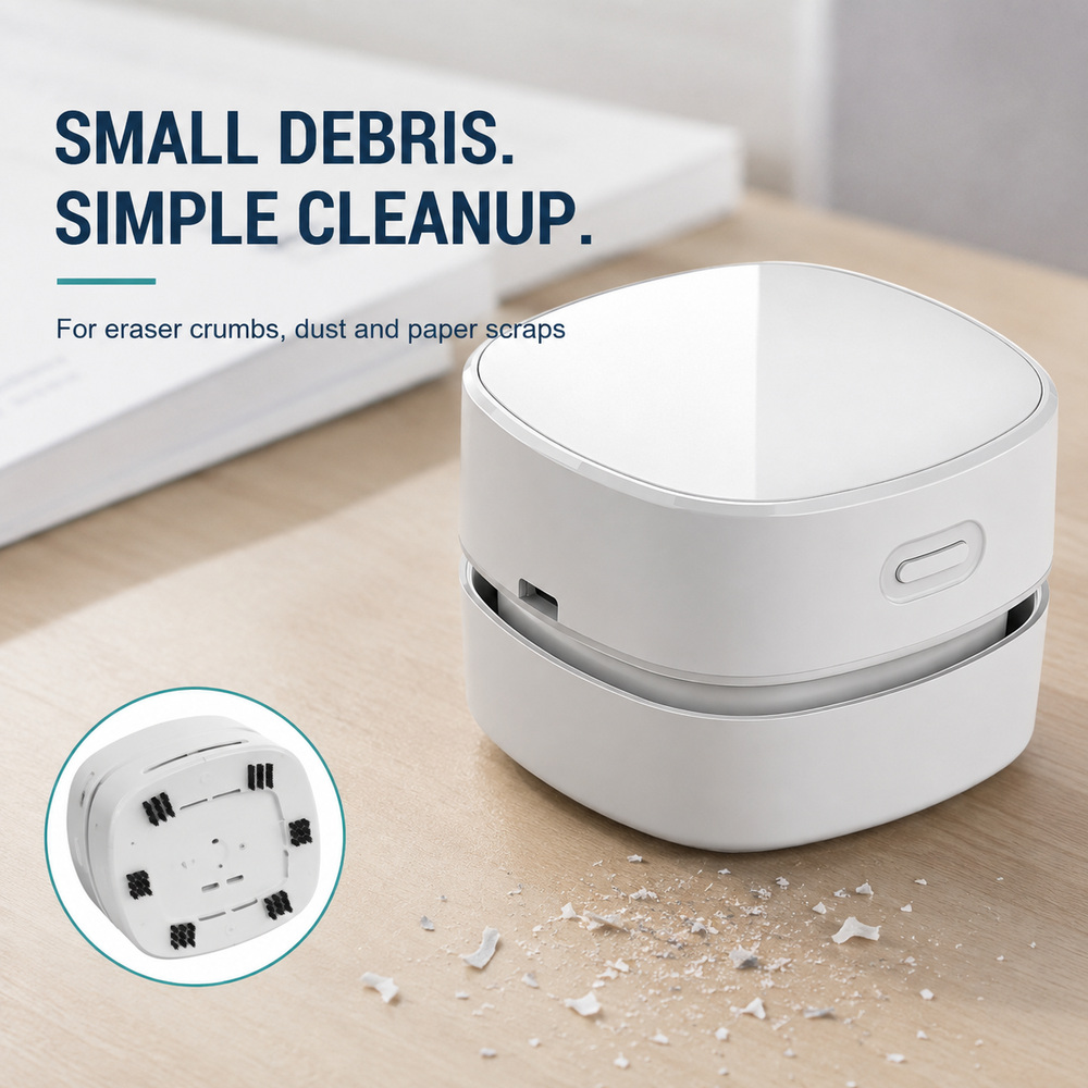 Portable Desktop Vacuum Cleane - огляд і ціна Mini Desktop Vacuum Cleaner For Eraser Dust