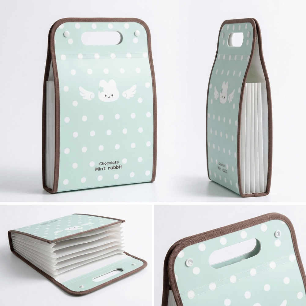 Expandable Polka Point Expandi - огляд і ціна Expandable Accordion File Folder 13 Pockets